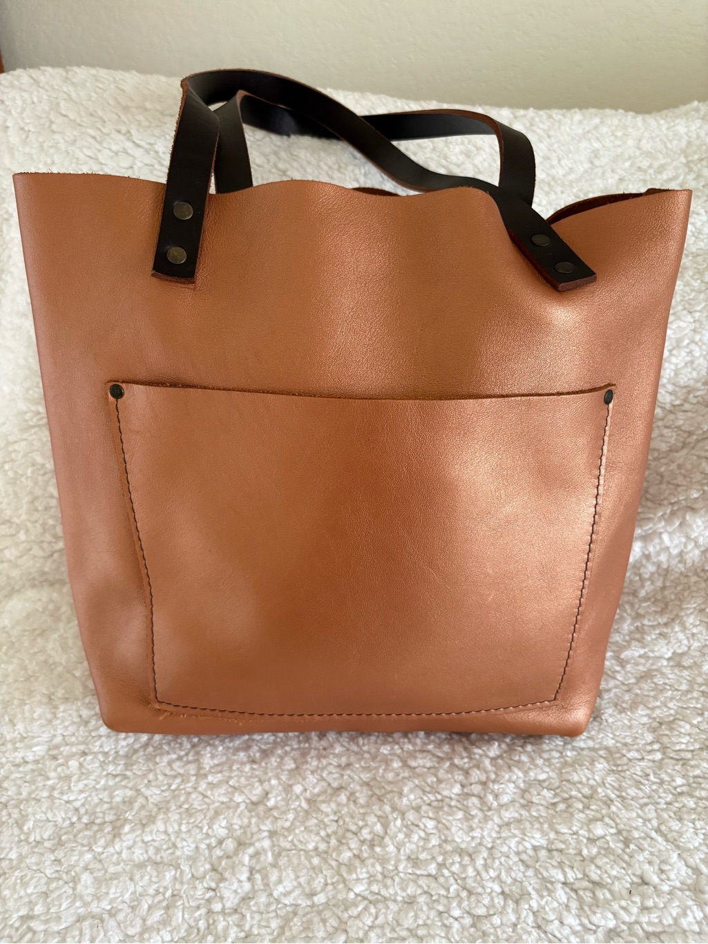 Portland Leather Classic Tote Bag, Medium, Limited Edition Color Hava